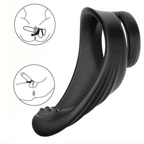 Penisring Hodenring Ballstretcher Cockring Silikon Potenz Sehr Dehnbar Männer - Bild 16 von 21