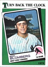 1988 Topps Ron Blomberg #663 New York Yankees
