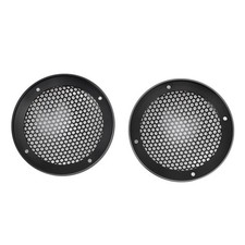 2PCS Ceiling Speaker Grill Cover 92mm Iron Aluminum Round Speaker Mesh Cover