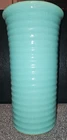 Vtg- Bauer Tall Cylinder RingWare Vase Turquoise Glaze California Pottery 10.5"