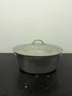 Vintage rare Wagner Sydney o cast aluminum 3 Quart roaster with oval lid