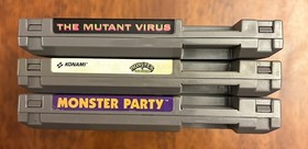Monster in My Pocket - The Mutant Virus - Monster Party NES Nintendo Lot Tested