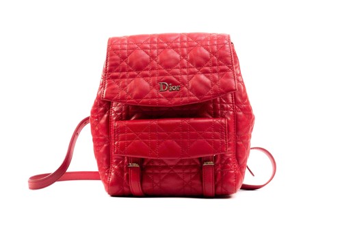 Christian Dior Christian Dior Small Quilted Cannage Stardust Backpack