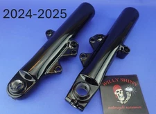 HARLEY 2024-2025  STREET GLIDE ROAD GLIDE  FORK LEGS GLOSS BLACK EXCHANGE