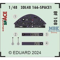 Eduard ED3DL48166 Messerschmitt Bf-108B Space 1/48