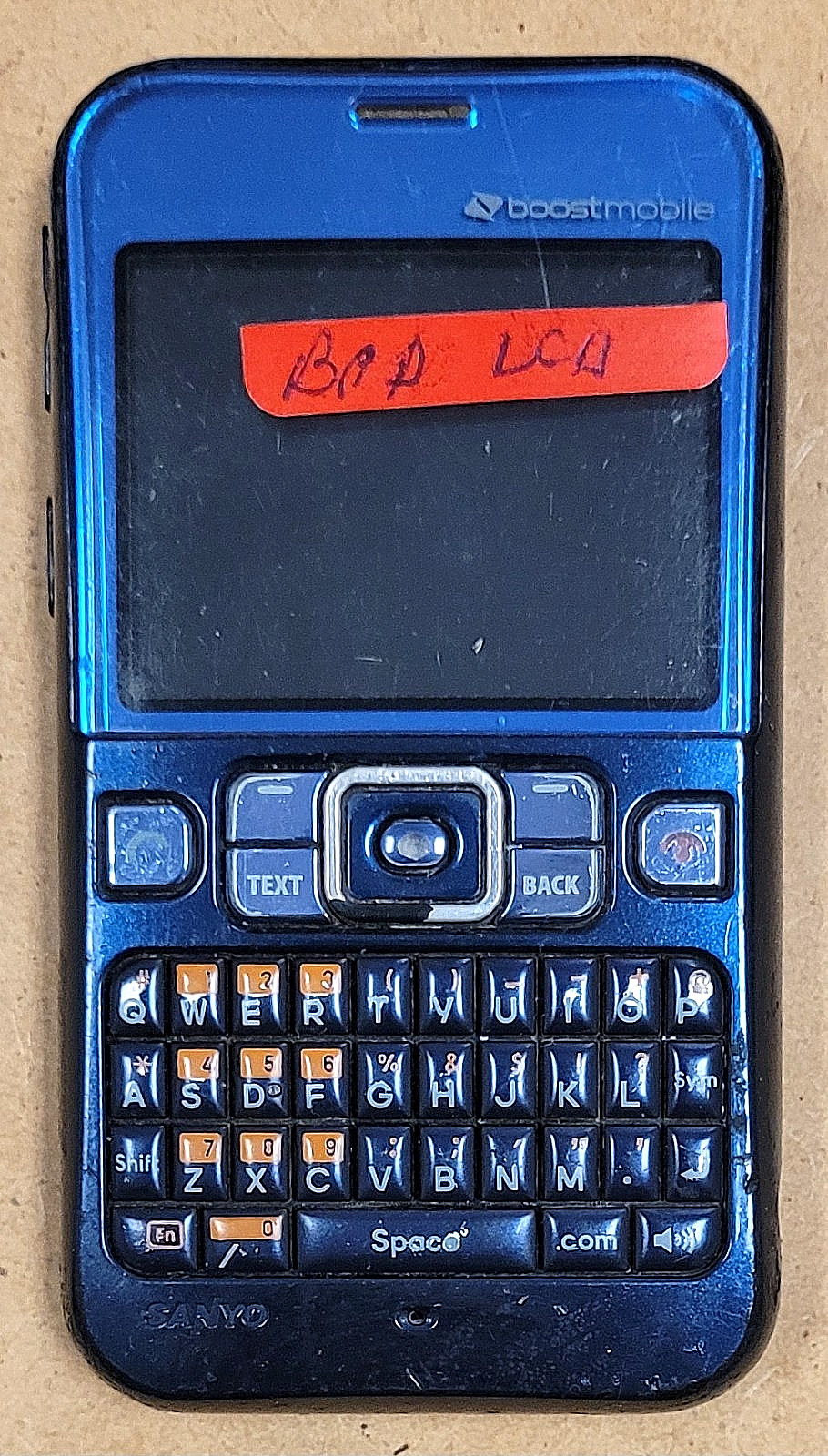 Sanyo Juno SCP-2700 - Blue and Black ( Sprint ) Rare Cellular Phone