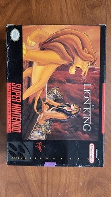 The Lion King SNES Super Nintendo Complete CIB