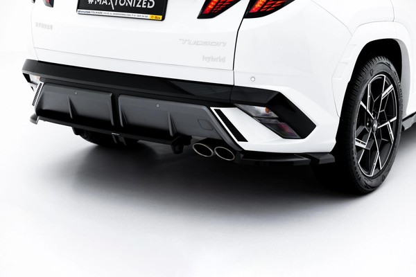 Maxton Design Diffusor Heckansatz Passend FüR Hyundai Tucson N-Line Mk4 Facelift-image