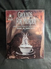 BePuzzled Grounds for Murder 1000 Piece Jigsaw Puzzle Mystery New Sealed 1994