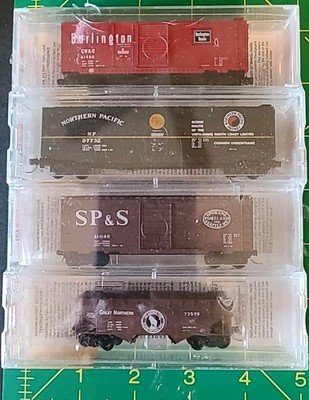 Micro-Trains 22102 Special Run Fallen Flags BN Merger 4-pack N Scale