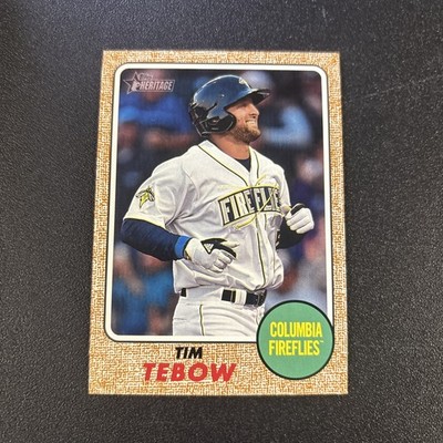 2017 Topps Heritage Minor League #201 TIM TEBOW SP SHORT PRINT