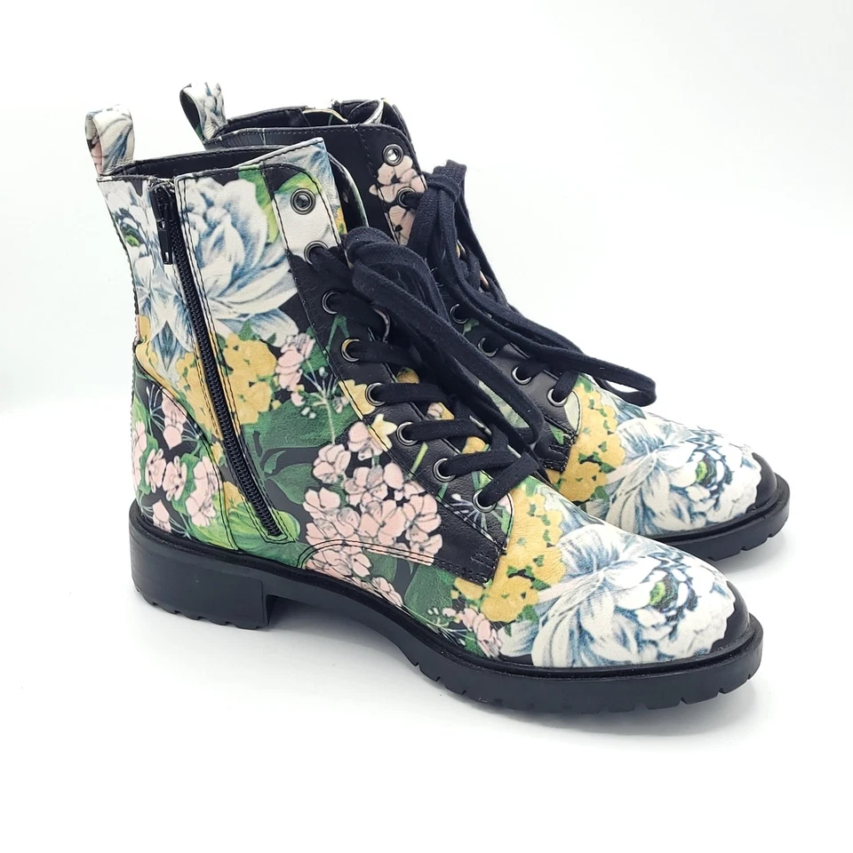 Steve Madden Oficial Botas Florales Mujer Talla 8.5 Foto 3 de 4