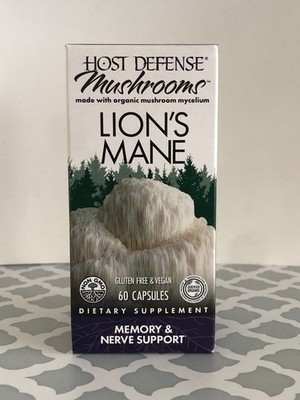 Host Defense Mushrooms Lion's Mane 60 caps EXP 05/2026+