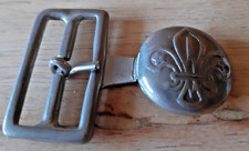 Collectible Vintage Boy Scouts Belt Buckle with Fleur De Lis Logo 1940's/50's 2