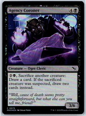 Agency Coroner Murders at Karlov Manor 75 LP-NM MTG Card