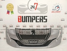 PEUGEOT 208 2019 - 2023 GENUINE PRE FACELIFT FRONT BUMPER WITH TOP & LOWER GRILL