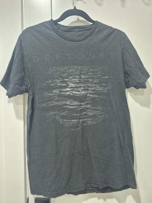 Vintage Deftones Band Tee T-Shirt Dark Water Waves Rare