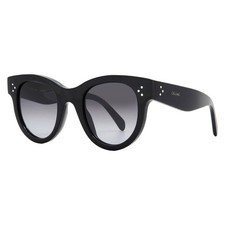Celine Smoke Gradient Oval Ladies Sunglasses CL4003IN 01B 48 CL4003IN 01B 48