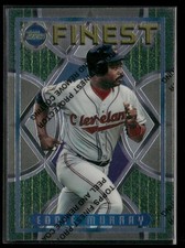 Eddie Murray 1995 Finest #112 W/ Coating Cleveland Indians