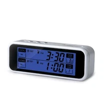 Ultmost CL-9893 Talking Dual-Time Travel Alarm Clock, English