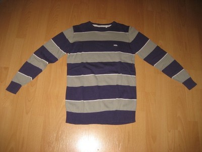 Here & There C&A - Gr. 158 164 - Pullover - lila grau gestreift
