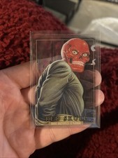 SkyBox 2024 Marvel Masterpieces '92 Platinum Red Skull Clear Cut #80