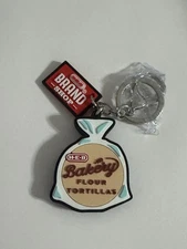 Brand New HEB Mystery Box Tortilla Keychain Opened Box