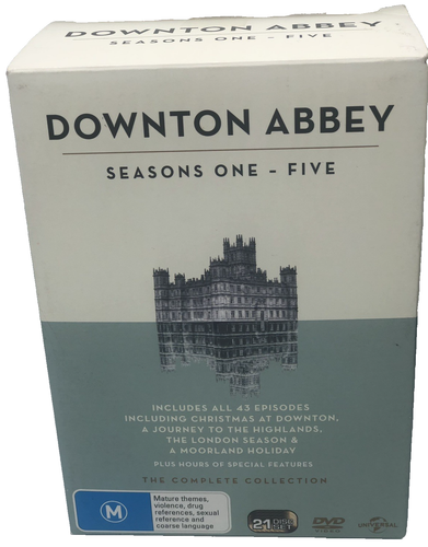 Downton Abbey : Seasons 1-5 (DVD, 2015, 21-Disc Set) New and Sealed - PAL 2 &amp; 4 | eBay Australia