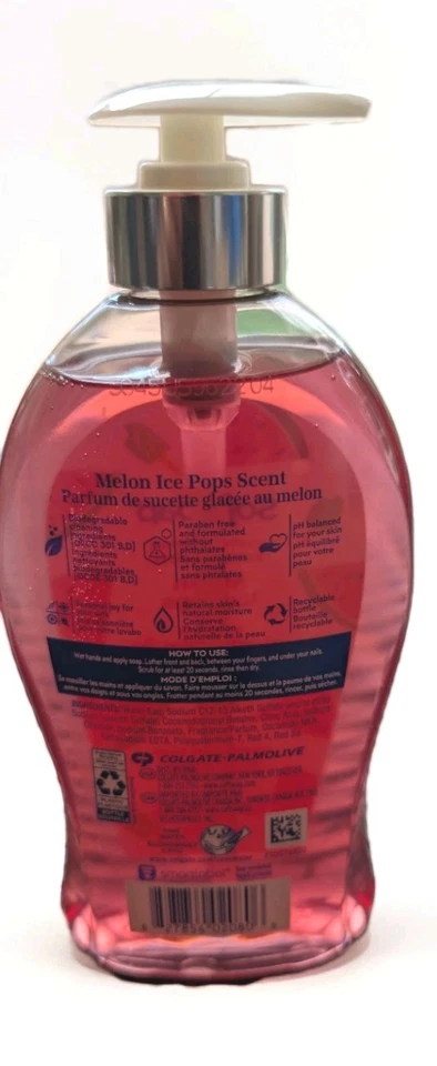 6 PACOTES de sabonete macio edição limitada Sabonete líquido para as mãos Melon Ice Pops 11,25 oz bombas, novo - Imagem 3 de 4