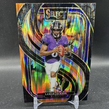 LAMAR JACKSON Prizm 2024 Panini Select #121 Baltimore Ravens