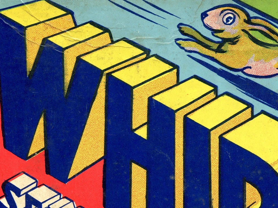 Vintage Whippet Dog Race Poster – Retro Board Game Art Print – 1940's Wall Decor - Image 4 of 4