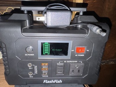 FlashFish Portable Solar Generator Lithium-Ion AC/DC/USB Multifunction