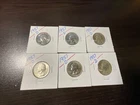 1957 d washington quarter's lot of 6 coins #12