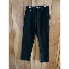 Calvin Klein Jeans Mens 32x32 Easy Fit Black Straight Leg Denim Jeans Vintage