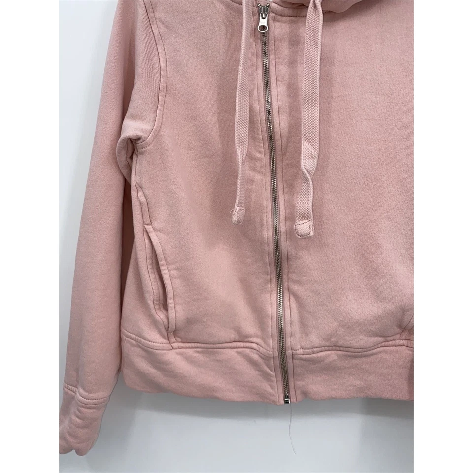 Толстовка с капюшоном женская ZELLA West Coast асимметричная на молнии розовая размер маленький - Изображение 2 из 4