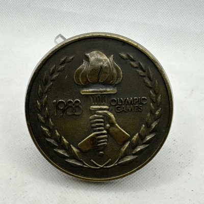 1988 Olympic Games USA Team Contribution Recognition Medal Brass
