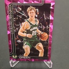 Topps 2025-26 AJ Green Milwaukee Bucks #57 Pink Diamante Basketball Card
