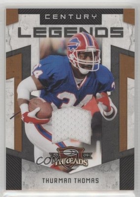 2009 Donruss Threads Century Legends Materials 7/250 Thurman Thomas #14 HOF 0af