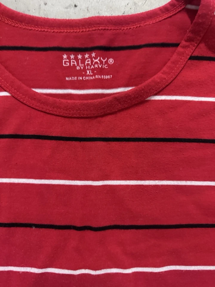 Galaxy by Harvic Men's Red, Black And White Shirt - Image 4 of 4