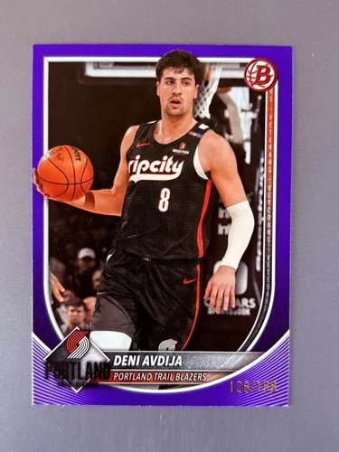 Deni Avdija 2025-26 Topps Bowman Basketball Purple Pattern 126/199 [dyf189