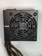 EVGA 430W 80 Plus Certified Desktop Power Supply with cables and cords