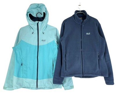 JACK WOLFSKIN Women Nanuk Texapore 3 in 1 Fleece & Jacket Rain Coat Size L