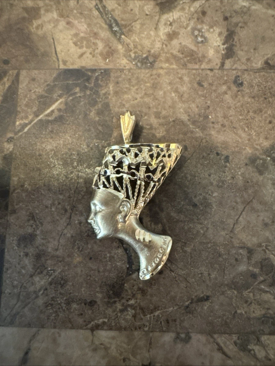 Nefertiti Gold Pendant Indiana Fine Diamond Necklaces & Pendants