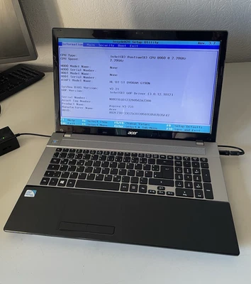 Acer Aspire V3-731 Notebook – Intel Pentium B960, 17,3 Zoll, Schwarz, HDMI, USB… - Bild 1 von 4