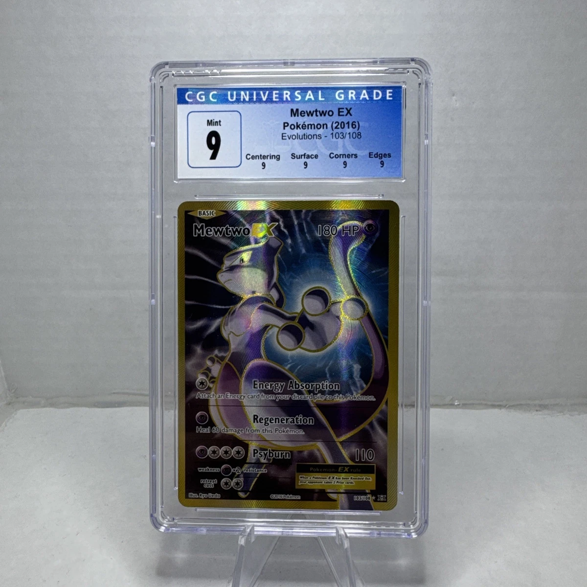 Pokémon Mewtwo Pokémon TCG Evolutions Individual Collectible Card