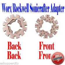 For Worx Rockwell Sonicrafter Arbor  Adapter Oscillating Multi Tool Blade 