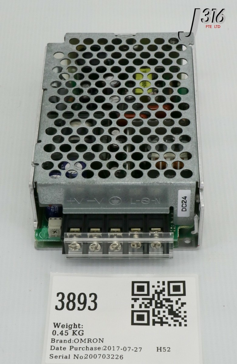 3893 OMRON POWER SUPPLY, AC100-240V 50/60HZ 0.9A S8PS-05024CD | eBay