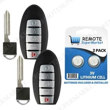 2 Remote For 2013 2014 2015 Nissan Altima Keyless Entry Smart Key Fob IC 014