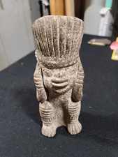 Vintage Red Clay Art Sculpture Unmarked