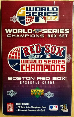 2007 Upper Deck Red Sox 07 World Series Champions Box Set | eBay